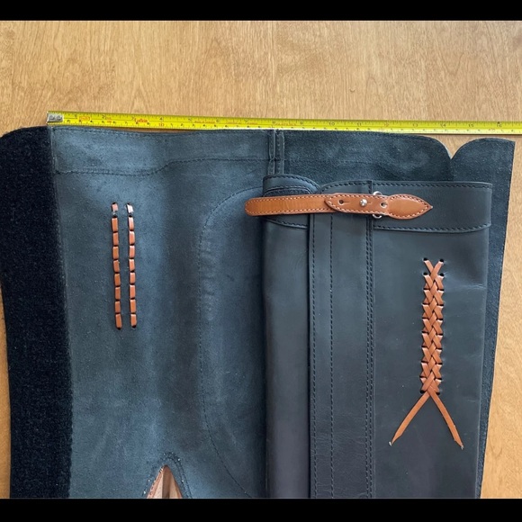 EXMOOR Fine Leather Equestrian Half Chaps - Picture 11 of 11